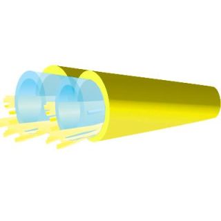 TLC Duplex Furcation Tube Riser Yellow 2mm