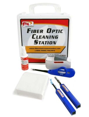 FIS Fiber Optic Cleaning Station w/IBC MPO Cleaning Tools