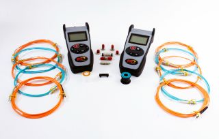 FIS E-Series Test Set Kit with Data Saving Power Meter & 850/1300nm MM Light Source