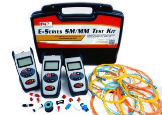 FIS Test Set Kit E-Series  Power Meter, Singlemode (1310/1550nm) & Multimode (850/1300nm) Light Sources