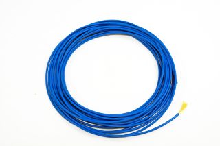 TLC 3mm Simplex 200/230um MM Fiber Optic Cable, Riser, Blue
