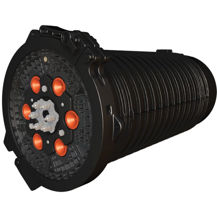AFL Splice Closure Apex™ X-2S Sealed with Slack Basket, Strain