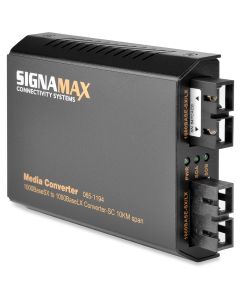Signamax Media Converter SC Multimode 1000 Base SX to SC Singlemode 1000 Base LX     