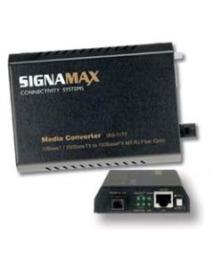 Signamax Media Converter SC Multimode 1000SX 220m(62.5um) 550m(50um) to SC Singlemode 1000 LX     