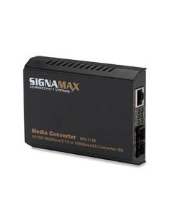 Signamax Media Converter SC Singlemode 1000T to 1000 LX 10km    