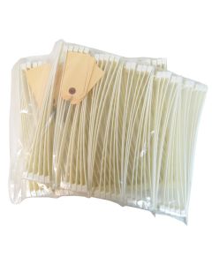 FIS Cable Management Tie Wrap Basic 1"(W) x 12"(L) White (100-Pack)  