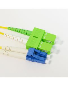 FIS Duplex 3mm SM 9/125 Ultra SC/APC- LC/UPC 1 meter