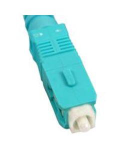 FIS SC Connector Multimode 50um OM3 3mm-Aqua Boot