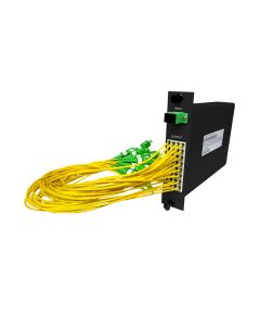 FIS Optical Splitter LGX SC/APC Connectors 1x32 2m Long 1.6mm Jacketed Leads