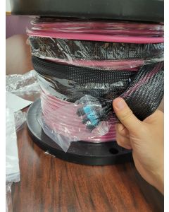 Fiber MM 50um OM4 MicroDist Plen. Magenta MTP/female to MTP/female 50 meters