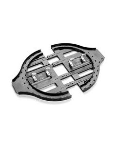 Multilink Sno Shoe with Strand Mount Hardware 16" Plastic (One Pair)