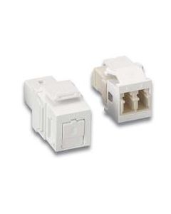 Leviton QuickPort ST Fiber Adapter SM/MM Phos Bronze Sleeve Grey