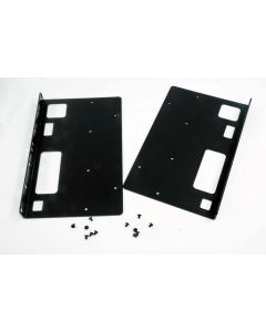 FIS 8RU 19" Flush Mount Rack Adapter-Black