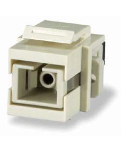 Signamax Keystone Module SC Multimode/Singlemode Light Ivory