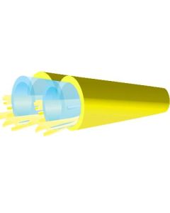 TLC Furcation Tube 3mm Duplex Yellow     