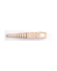 FIS SC Connector 2mm Multimode Zirconia Boot Beige