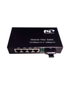 FIS Media Switch SC Multimode 10/100 4UTP