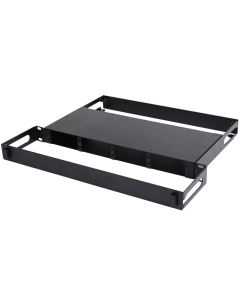 1RU 4X SHD Breakout Cassette Enclosure, Unloaded, Black