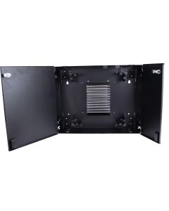 FIS Wall Mount Splice Enclosure 288 Single Fusion Splices Black