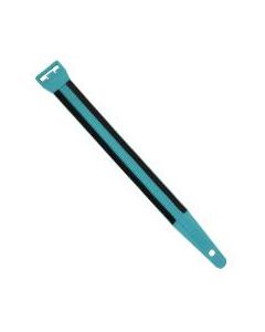 FIS Fiber Optic Cable Tie Wraps Aqua (100 Pack)