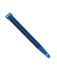 FIS Cable Management Tie Wrap Foam Padding 1"(W) x 12"(L) Blue (50-Pack)   