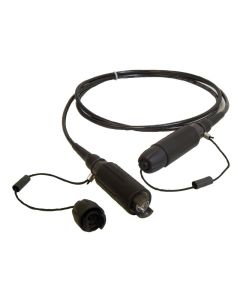 FIS Blue Expanded Mini Jam-Nut Receptacle to ST 4-channel SM 1'
