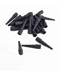 FIS Connector Boot FC & SC 900um Black - 25 Pack