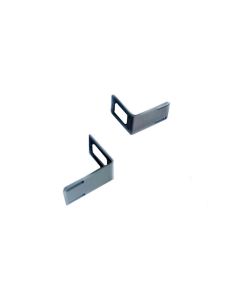 FIS Rack Mounting Brackets 1RU 23" Off White (Pair)