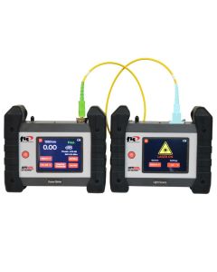 FIS Power Meter & Light Source Kit w/ File Storage - Quad - 850/1300/1310/1550nm - OPTIPATH Test Equipment
