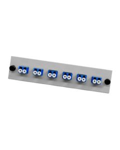 FIS Extended Adapter Plate Singlemode LC/UPC 12 Fiber Off White