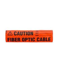 FIS Fiber Optic Cable Marking 4" Wrap Around Warning Label       