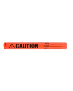 FIS Fiber Optic Cable Marking 8" Wrap Around Warning Label       