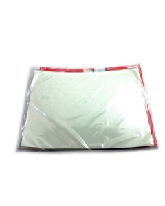 FIS .3um Lapping Film / Polishing Film Aluminum Oxide 9" x 6.5" Sheet White - 25 Pack