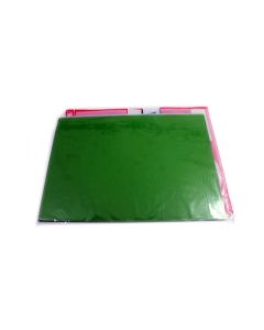 FIS 1um Lapping Film / Polishing Film Aluminum Oxide 9" x 6.5" Sheet Green - 25 Pack