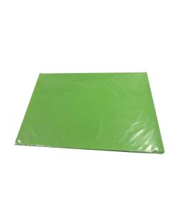 FIS 1um Lapping Film / Polishing Film Aluminum Oxide 9" x 13" Sheet Green - 25 Pack