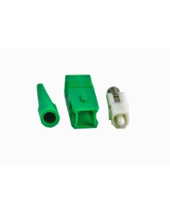 FIS SC/APC Connector Singlemode 126um Zirconia Ferrule 900um Boot