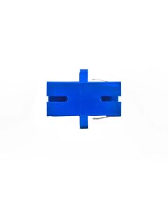 FIS SC Adapter Simplex Blue Singlemode or Multimode - with Flange