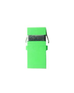 FIS SC APC Adapter Simplex Green Singlemode - No Flange