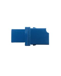 FIS LC Simplex Blue Singlemode Adapter - No Flange