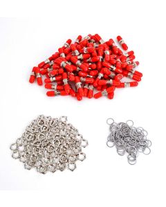 FIS ST Singlemode Zirconia Adapter - 100 Pack