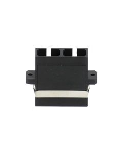 FIS SC Adapter Duplex Black Multimode - with Flange