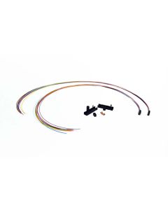 FIS Fan-Out Kit 24 Fiber 900um Color Coded 36" Tubing Length Accepts 250um   