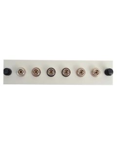 FIS Adapter Plate 6-Pack FC APC Loaded Off White