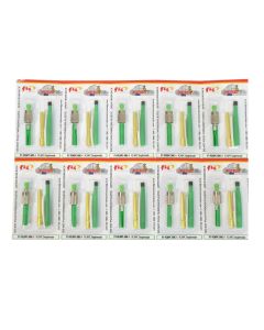 FIS Splice-On Connector Armordillo FC/APC SM SOC 3/2mm Green 10 pack
