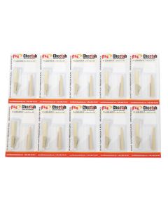 FIS Splice-On Connector Cheetah LC Multimode 62.5um OM1 900um Beige 10 Pack