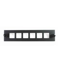FIS LC Duplex 6 Pack Square Hole 