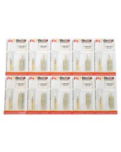 FIS Splice-On Connector Cheetah SC PC Multimode 62.5um OM1 900um Beige 100 Pack