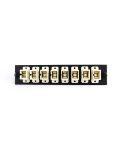 FIS SC 8-Pack Plate Black Loaded with MM Adapters