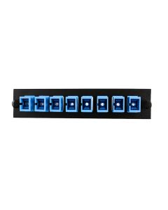 FIS SC 8-Pack Plate SM Adapters-Black