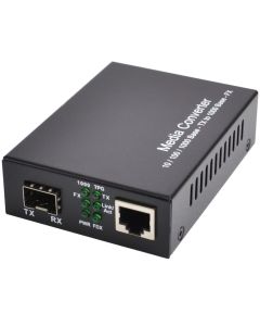 FIS Media Converter 10/100/1000 Base-T/TX to 1000 Base-FX SFP Port